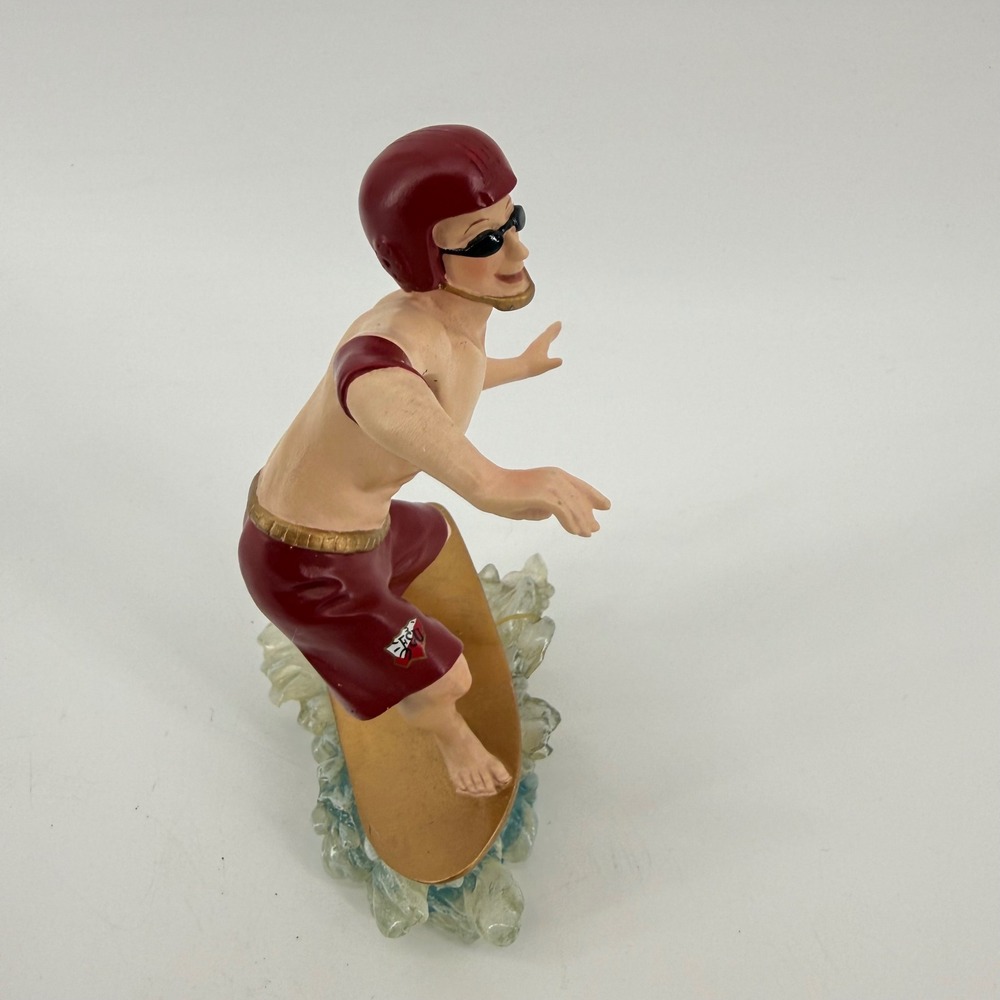 FSU Seminoles Surfer Figurine Spring Break III Ridgewood Collection 2005 Garnet - Picture 2 of 6